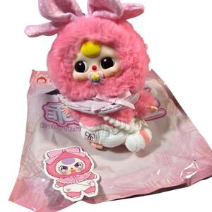 Cureplaneta Baby Three Plush Blind Box Unisex OS Pink Bunny Fuzzy Charm